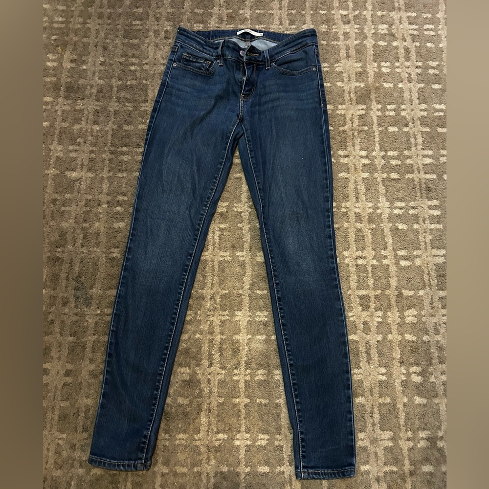 Levi’s 711 dark skinny jeans